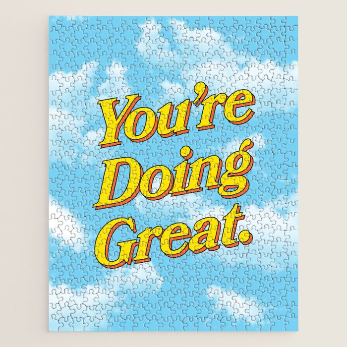 You Are Doing Great: Sky Edition Jigsaw Puzzle Gallery Image 1