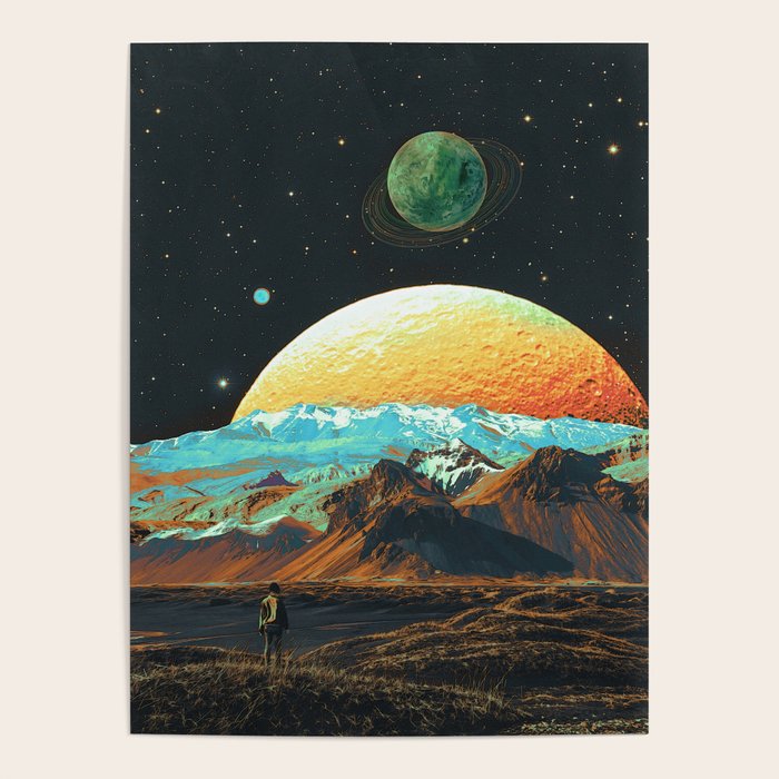 Exploring The Cosmos - Retro Space Poster Gallery Image 1