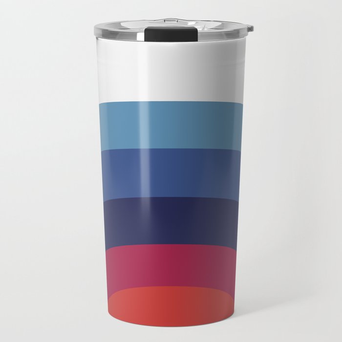 Retro Sunset Wave Vibes Travel Mug Gallery Image 1