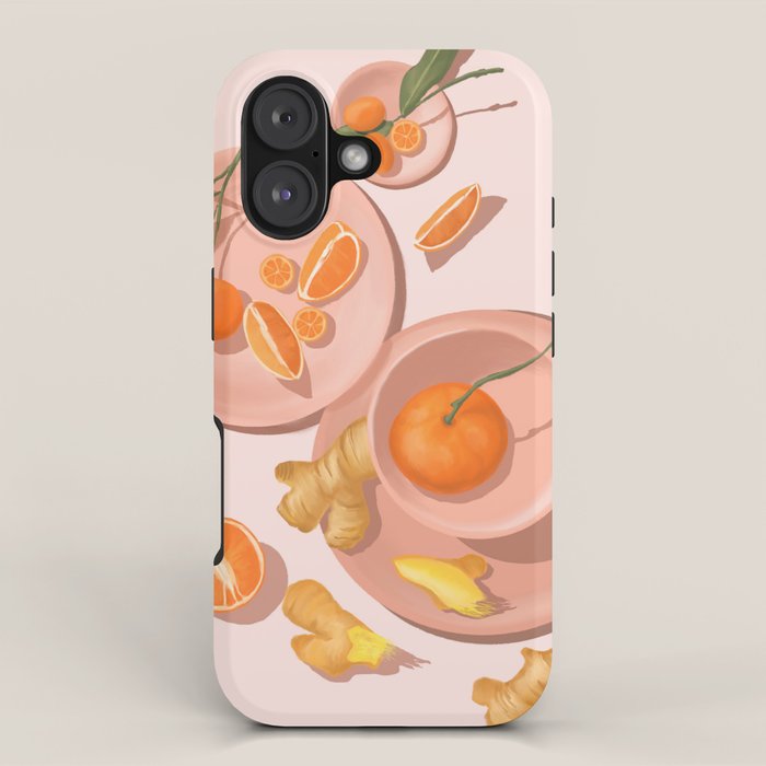 Pastel Oranges and Ginger iPhone Case Gallery Image 1