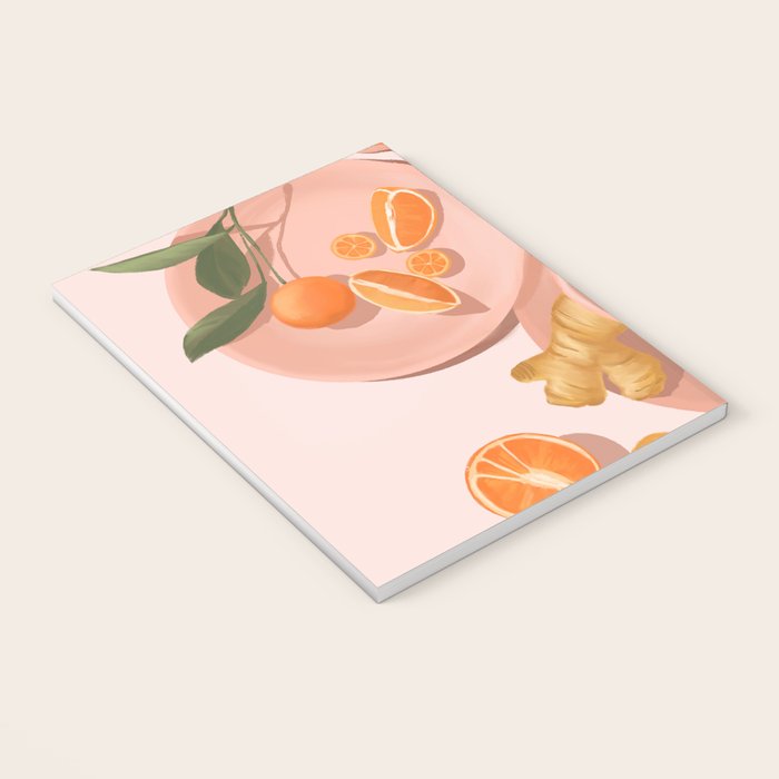 Pastel Oranges and Ginger Notebook Gallery Image 3