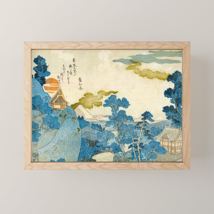 Utagawa Kuniyoshi - Fuji No Yukei Mini Art Print Gallery Image 1
