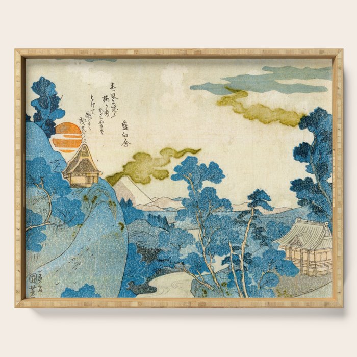 Utagawa Kuniyoshi - Fuji No Yukei Serving Tray Gallery Image 1