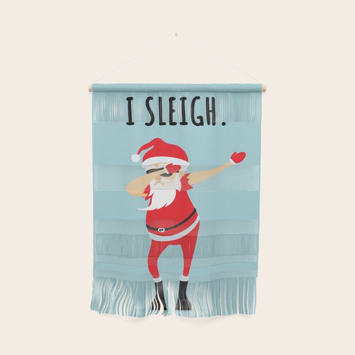 Dabbing Santa I Sleigh Wall Hanging Gallery Image 1