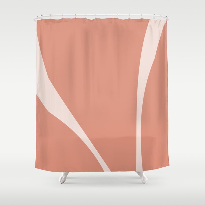 Minimalist Plant Abstract XXV Shower Curtain Gallery Image 1