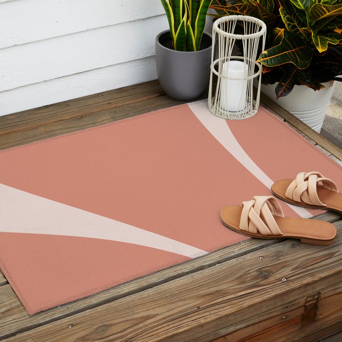 Minimalist Plant Abstract XXV Outdoor Rug Gallery Image 2