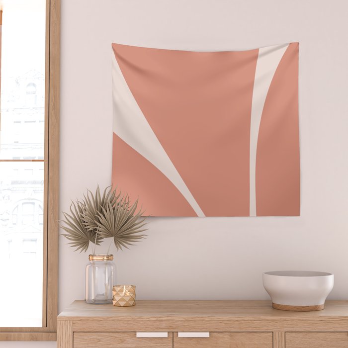 Minimalist Plant Abstract XXV Wall Tapestry Gallery Image 2