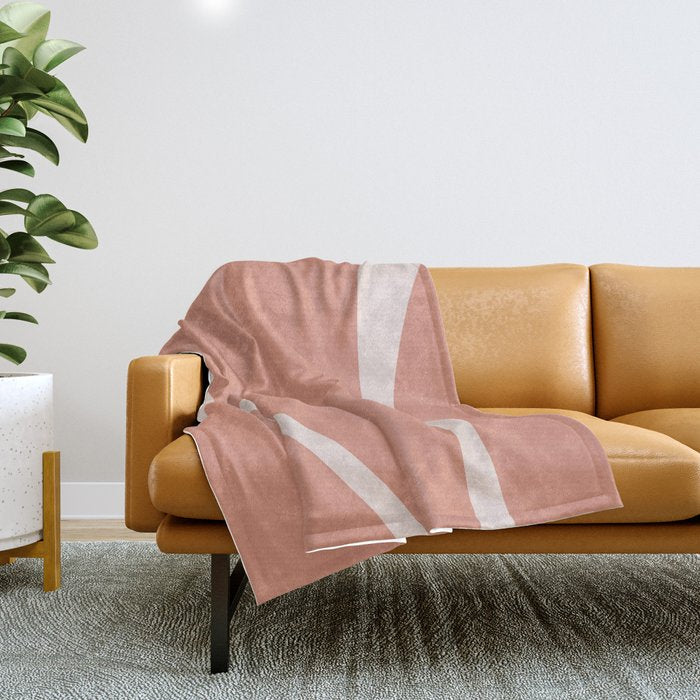 Minimalist Plant Abstract XXV Throw Blanket Gallery Image 1