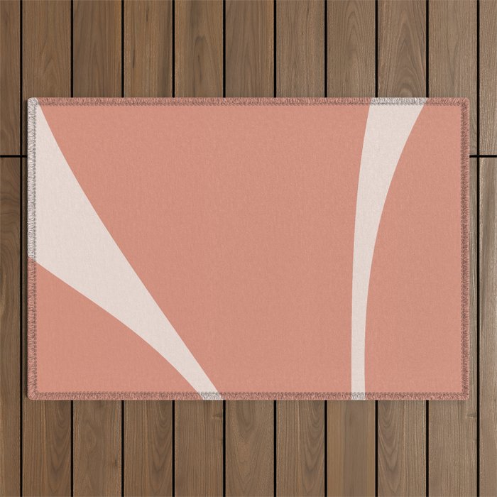 Minimalist Plant Abstract XXV Outdoor Rug Gallery Image 1