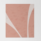 Minimalist Plant Abstract XXV Throw Blanket Gallery Image 2