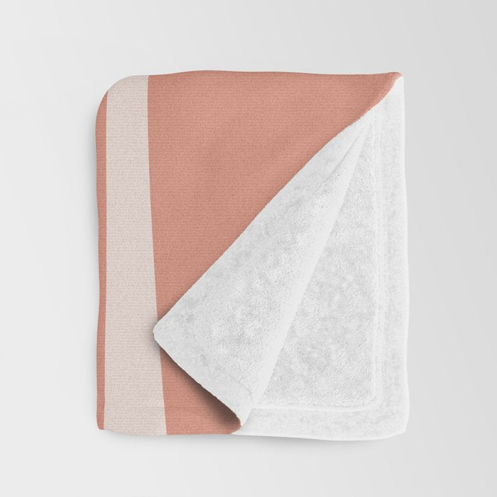 Minimalist Plant Abstract XXV Throw Blanket Gallery Image 3