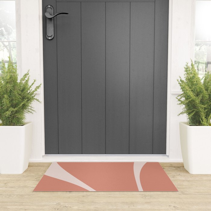 Minimalist Plant Abstract XXV Welcome Mat Gallery Image 3