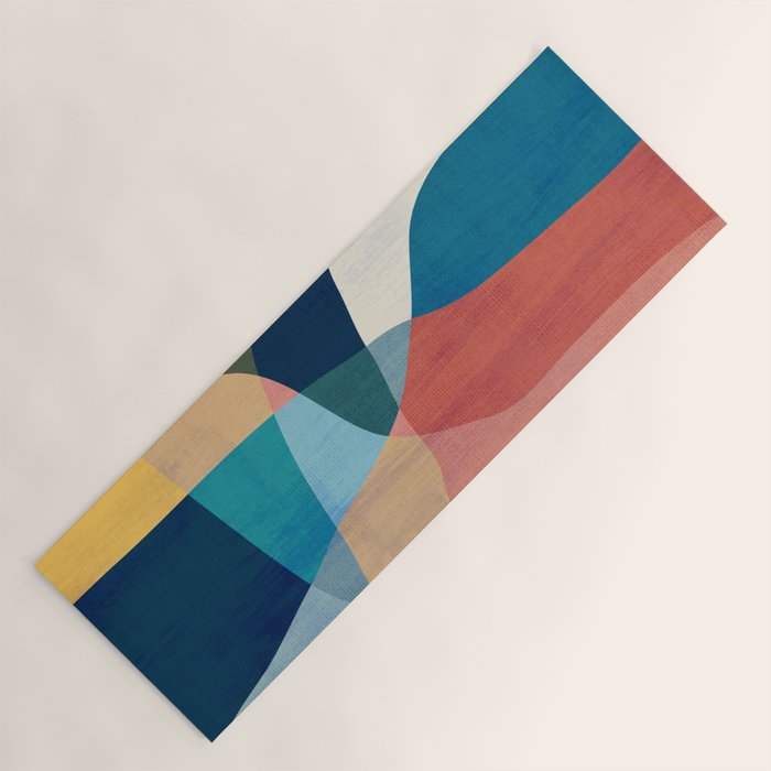 Waterfall and forest Yoga Mat Gallery Image 1