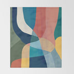 Waterfall and forest Throw Blanket Gallery Image 2