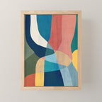 Waterfall and forest Mini Art Print Gallery Image 1