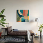 Waterfall and forest Wood Wall Art Gallery Image 2