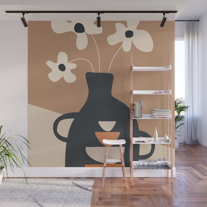Serene Blooms 6 Wall Mural Gallery Image 1