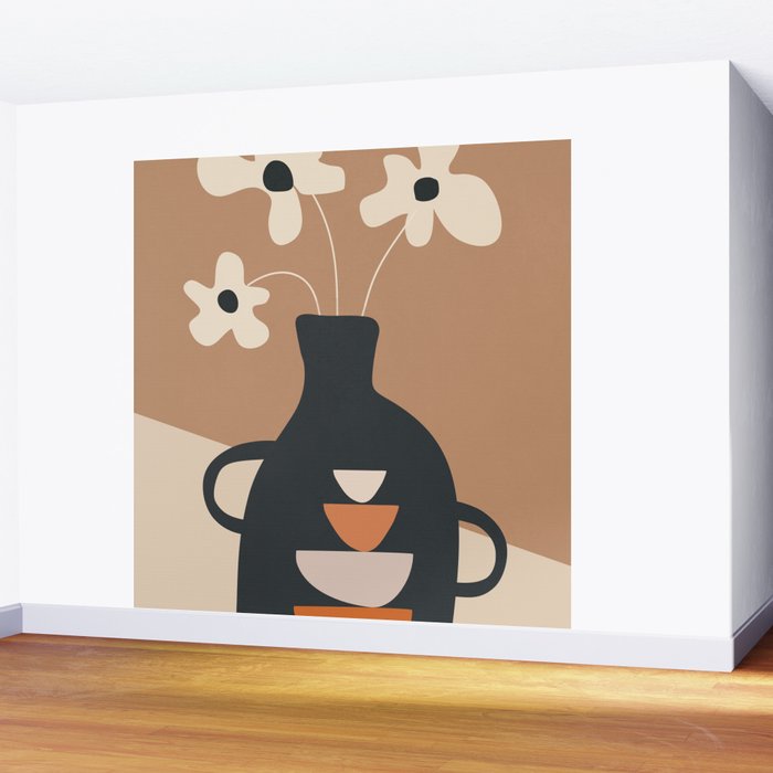 Serene Blooms 6 Wall Mural Gallery Image 2