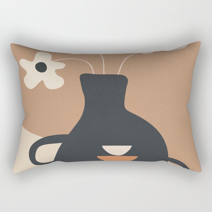 Serene Blooms 6 Rectangular Pillow Gallery Image 2