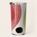 Colorful Bold Abstract Modern Artwork H03 Travel Mug Gallery Image 3