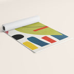 Colorful Bold Abstract Modern Artwork H03 Yoga Mat Gallery Image 2