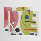 Colorful Bold Abstract Modern Artwork H03 Placemat Gallery Image 1