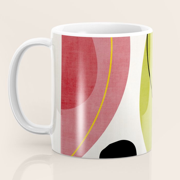 Colorful Bold Abstract Modern Artwork H03 Coffee Mug Gallery Image 3