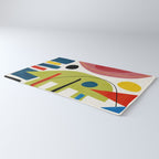 Colorful Bold Abstract Modern Artwork H03 Rug Gallery Image 3