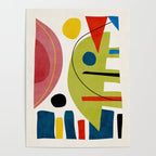 Colorful Bold Abstract Modern Artwork H03 Poster Gallery Image 4