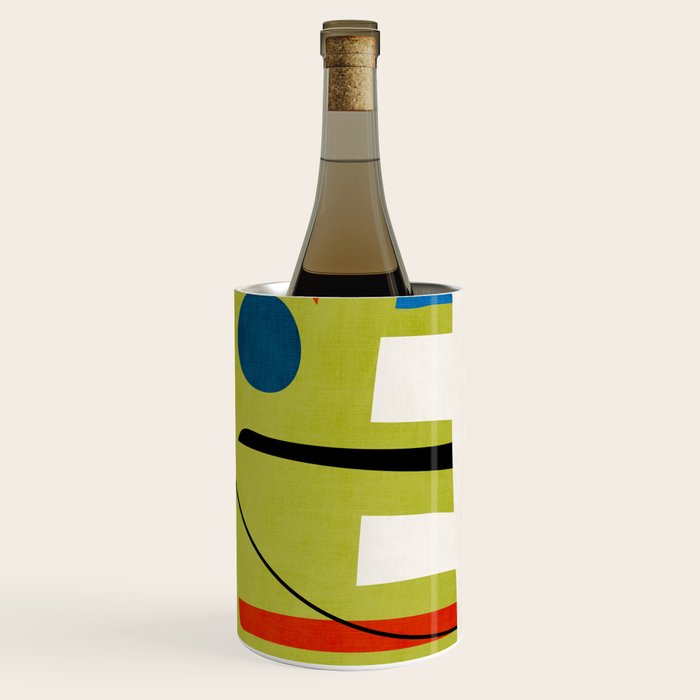 Colorful Bold Abstract Modern Artwork H03 Wine Chiller Gallery Image 3