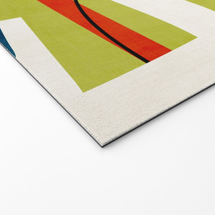 Colorful Bold Abstract Modern Artwork H03 Welcome Mat Gallery Image 2