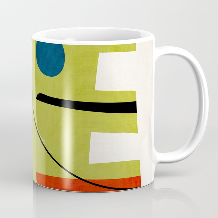 Colorful Bold Abstract Modern Artwork H03 Coffee Mug Gallery Image 1