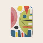 Colorful Bold Abstract Modern Artwork H03 Bath Mat Gallery Image 1