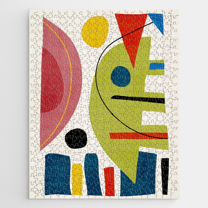 Colorful Bold Abstract Modern Artwork H03 Jigsaw Puzzle Gallery Image 1