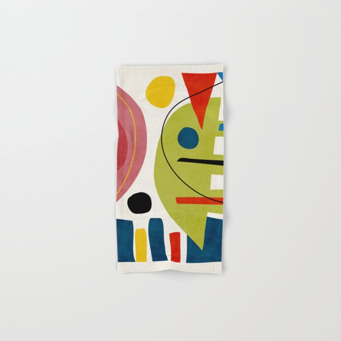 Colorful Bold Abstract Modern Artwork H03 Bath Towel Gallery Image 1
