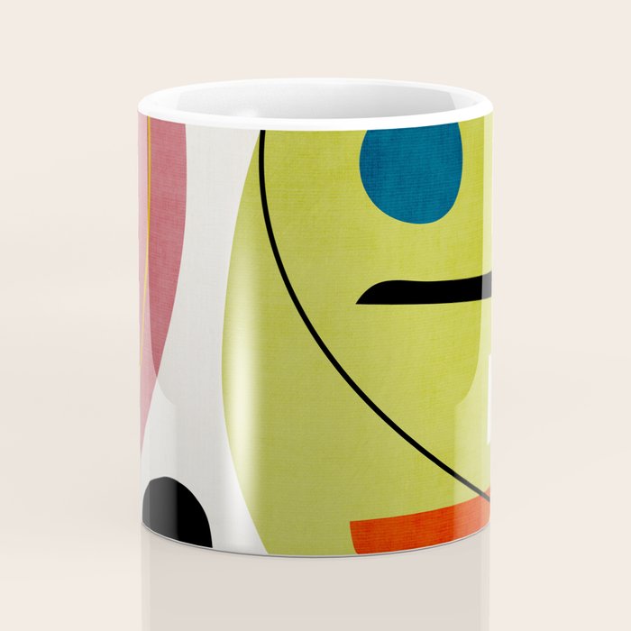Colorful Bold Abstract Modern Artwork H03 Coffee Mug Gallery Image 4
