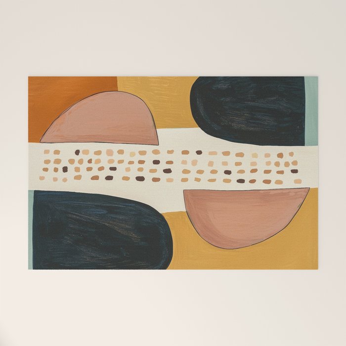 Abstract Shape Study Welcome Mat Gallery Image 1