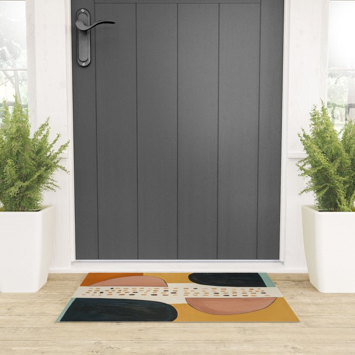Abstract Shape Study Welcome Mat Gallery Image 3