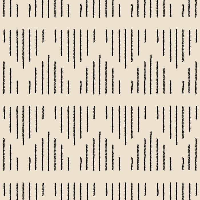 Modern Mudcloth 3, Black on Cream Coffee Mug Gallery Image 2