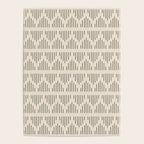 Modern Mudcloth 3, Black on Cream Poster Gallery Image 4