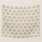Modern Mudcloth 3, Black on Cream Wall Tapestry Gallery Image 4