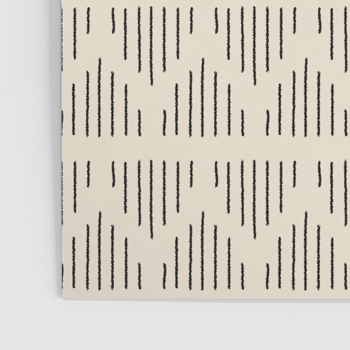 Modern Mudcloth 3, Black on Cream Poster Gallery Image 3