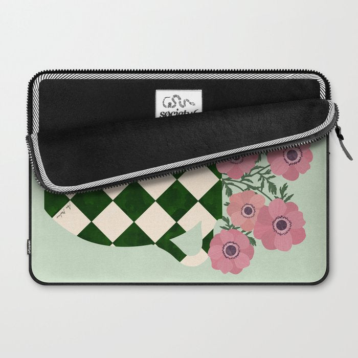 Anemones and vase Laptop Sleeve Gallery Image 2