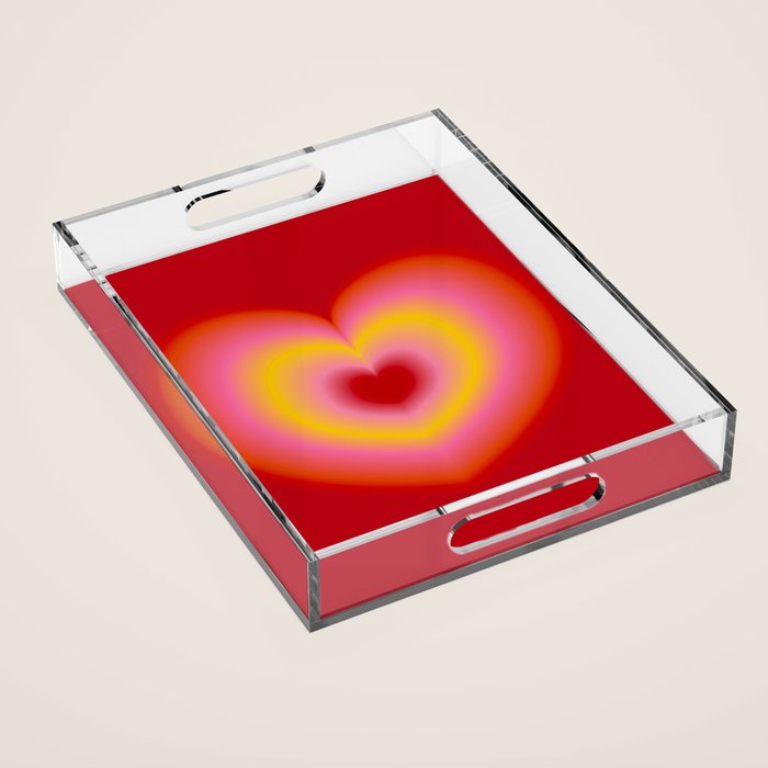 valentine red Acrylic Tray Gallery Image 1