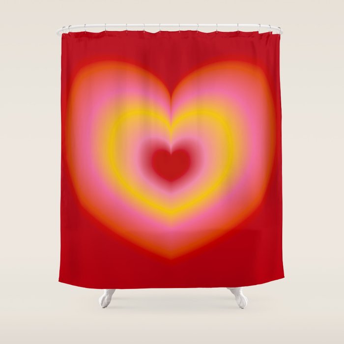 valentine red Shower Curtain Gallery Image 1