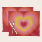 valentine red Placemat Gallery Image 1
