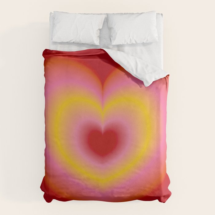 valentine red Duvet Cover Gallery Image 6