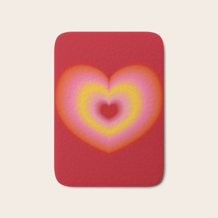 valentine red Bath Mat Gallery Image 1