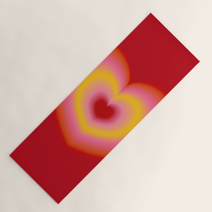 valentine red Yoga Mat Gallery Image 1