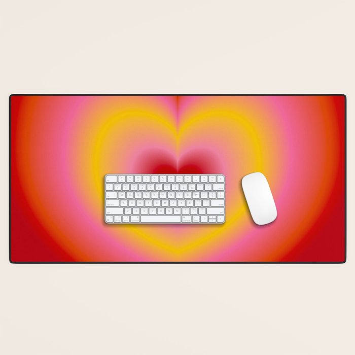 valentine red Desk Mat Gallery Image 1